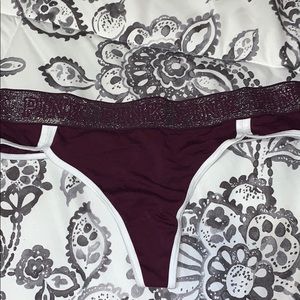 VS PINK glitter thong